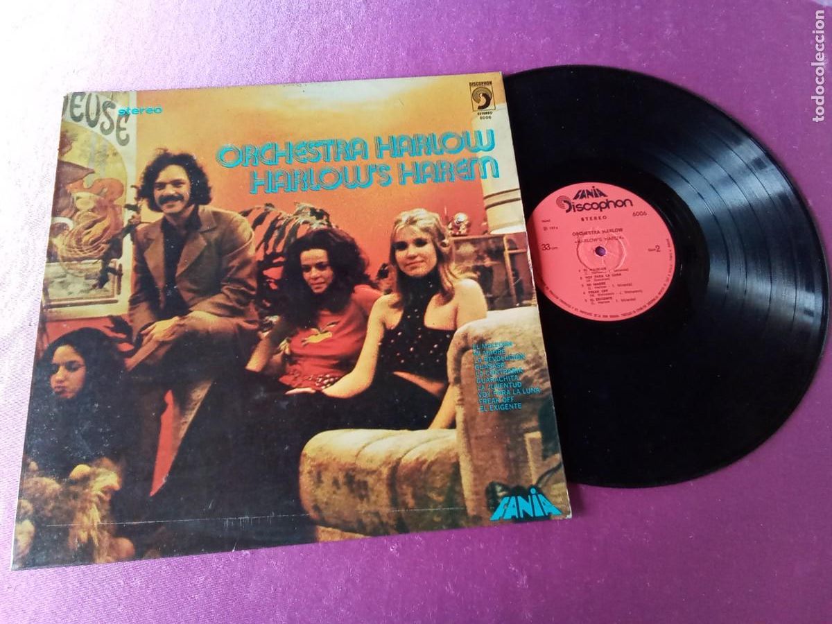 Discos de vinilo: ORCHESTRA HARLOW MALEC&Oacute;N VOY PARA LA LUNA MI MADRE 1974 LP L31 3