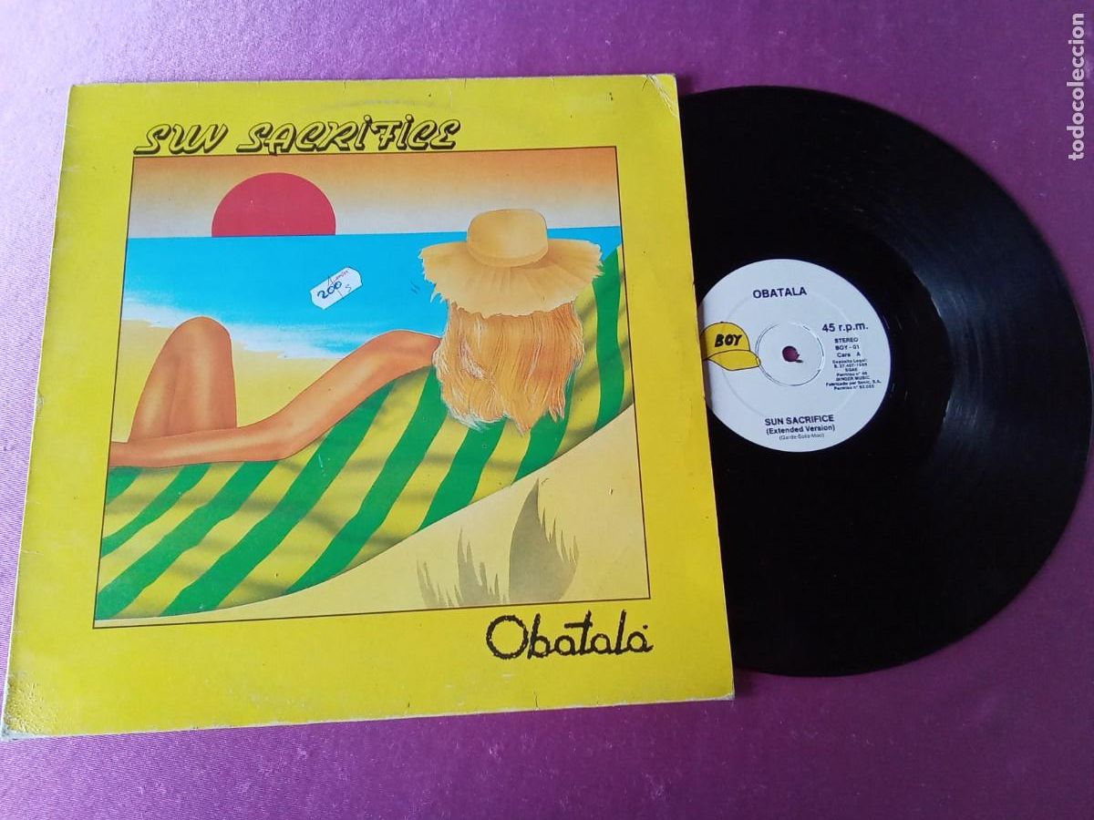 Discos de vinilo: SUN SACRIFICE OBATALA 1986 LP L31 3
