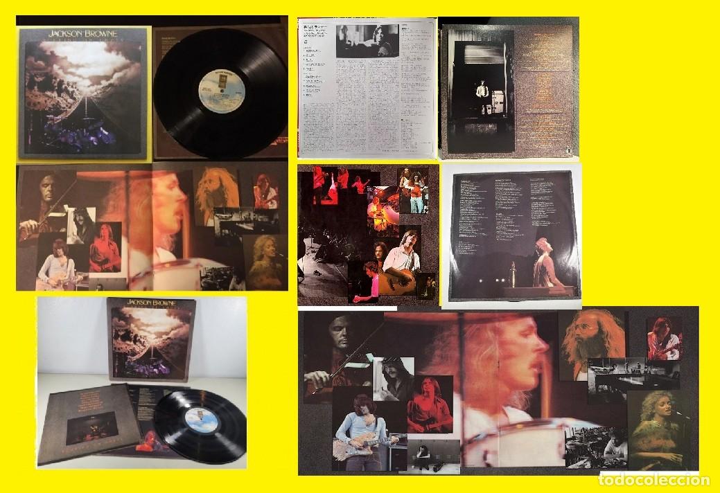 Discos de vinilo: JACKSON BROWNE - RUNNING ON EMPTY 77 STAY ! COMPLETA EDIT JAPAN + LIBRETO 8 PAG + INSERTO, IMPECABLE