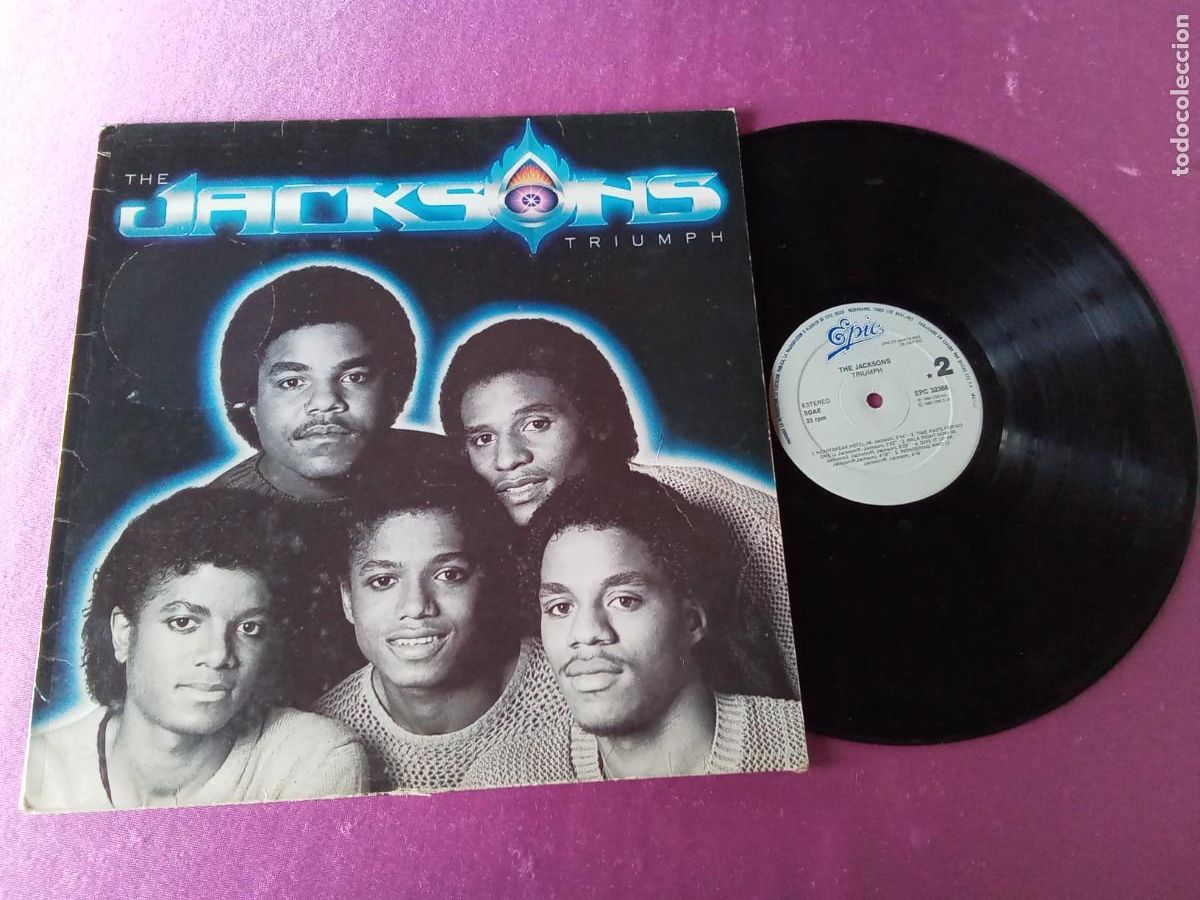 Discos de vinilo: THE JACKSON - TRIUMPH / CAN YOU FEEL IT, LOVELY ONE, YOUR WAYS. 1980 LP L31 3