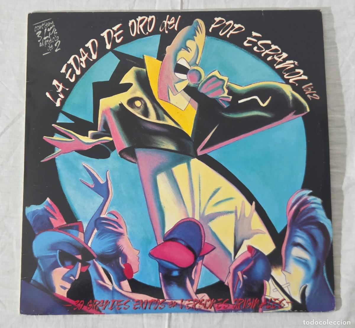 Discos de vinilo: Triple LP Vinilo La edad de oro del pop espa&ntilde;ol vol.2