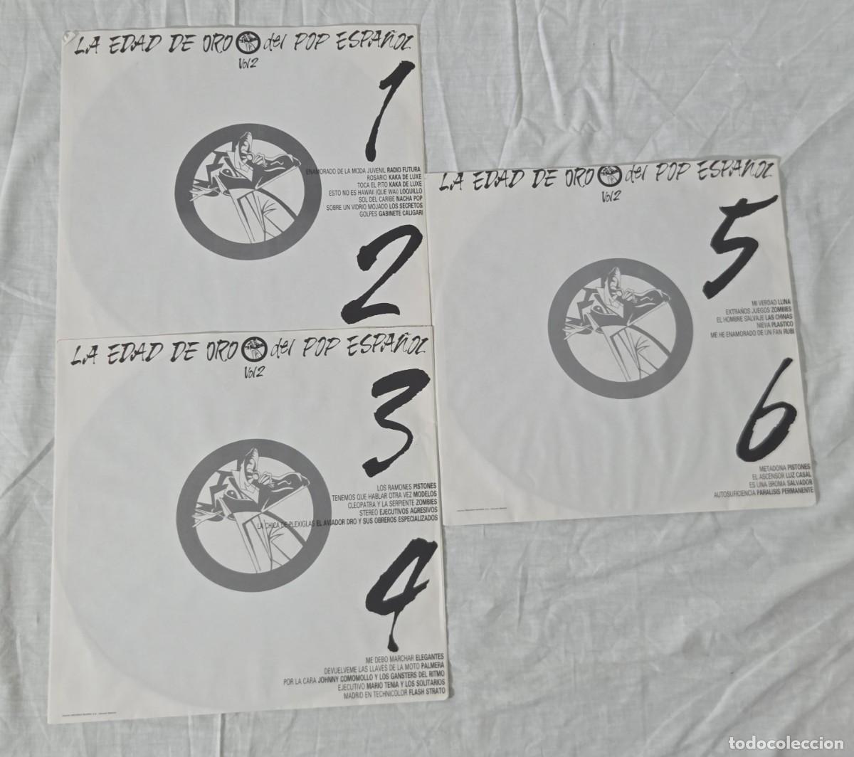 Discos de vinilo: Triple LP Vinilo La edad de oro del pop espa&ntilde;ol vol.2 - Foto 4