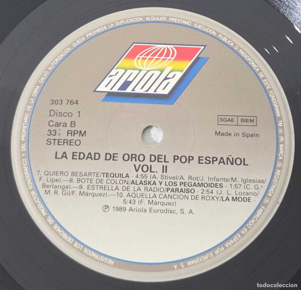 Discos de vinilo: Triple LP Vinilo La edad de oro del pop espa&ntilde;ol vol.2 - Foto 7