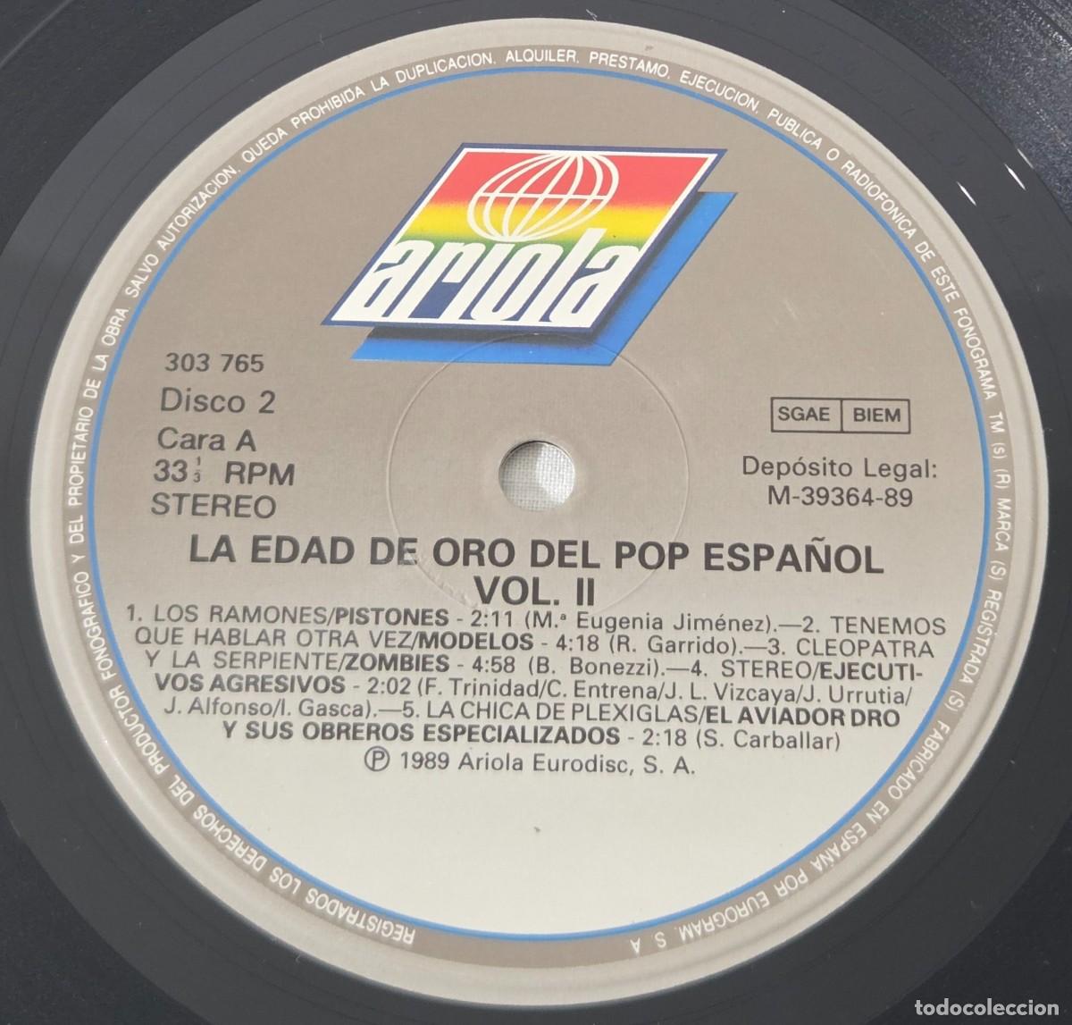Discos de vinilo: Triple LP Vinilo La edad de oro del pop espa&ntilde;ol vol.2 - Foto 9