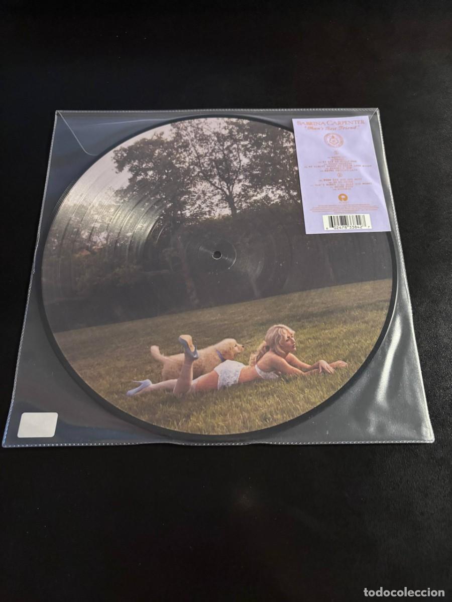 Discos de vinilo: Sabrina Carpenter Man's Best Friend Disco de vinilo picture disc edicion limitada LP 12&rdquo;