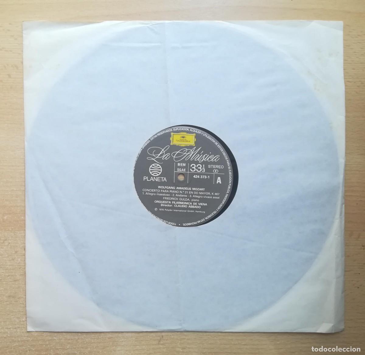 Discos de vinilo: La M&uacute;sica. Selecci&oacute;n 50. Planeta. Estuche N&ordm; 1 (Mozart y Bach) Box N&ordm; 1.