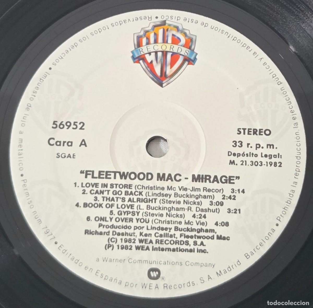 Discos de vinilo: LP Vinilo Fleetwood Mac, Mirage - Foto 7