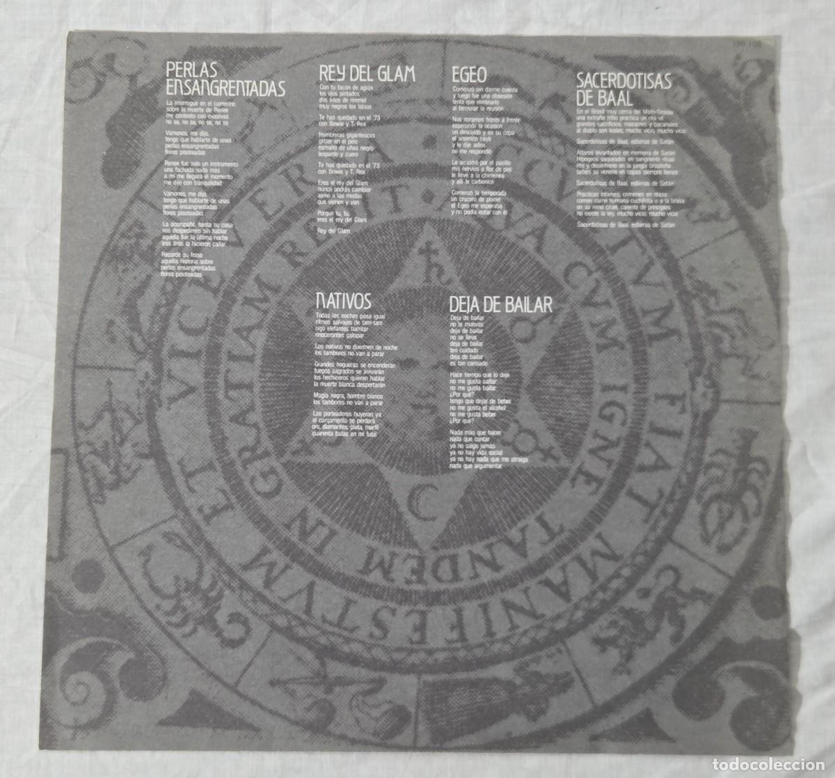 Discos de vinilo: LP Vinilo Alaska y Dinarama, Canciones profanas - Foto 5