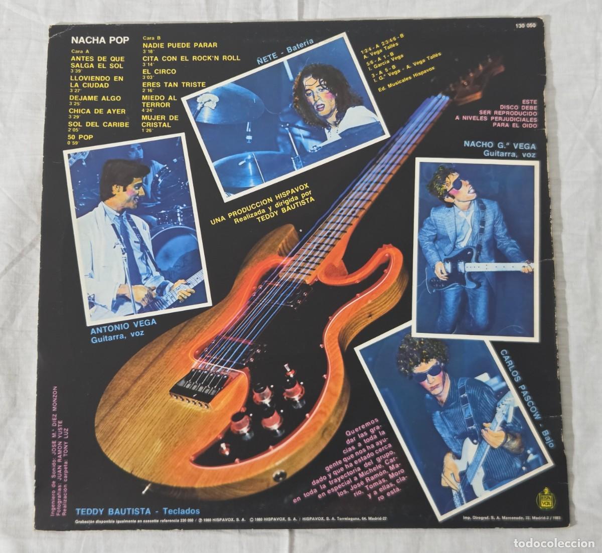 Discos de vinilo: LP Vinilo Nacha Pop, Nacha Pop - Foto 3