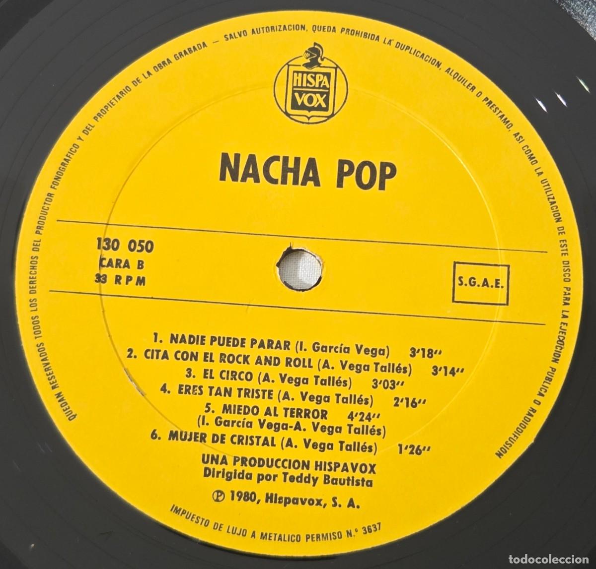 Discos de vinilo: LP Vinilo Nacha Pop, Nacha Pop - Foto 6