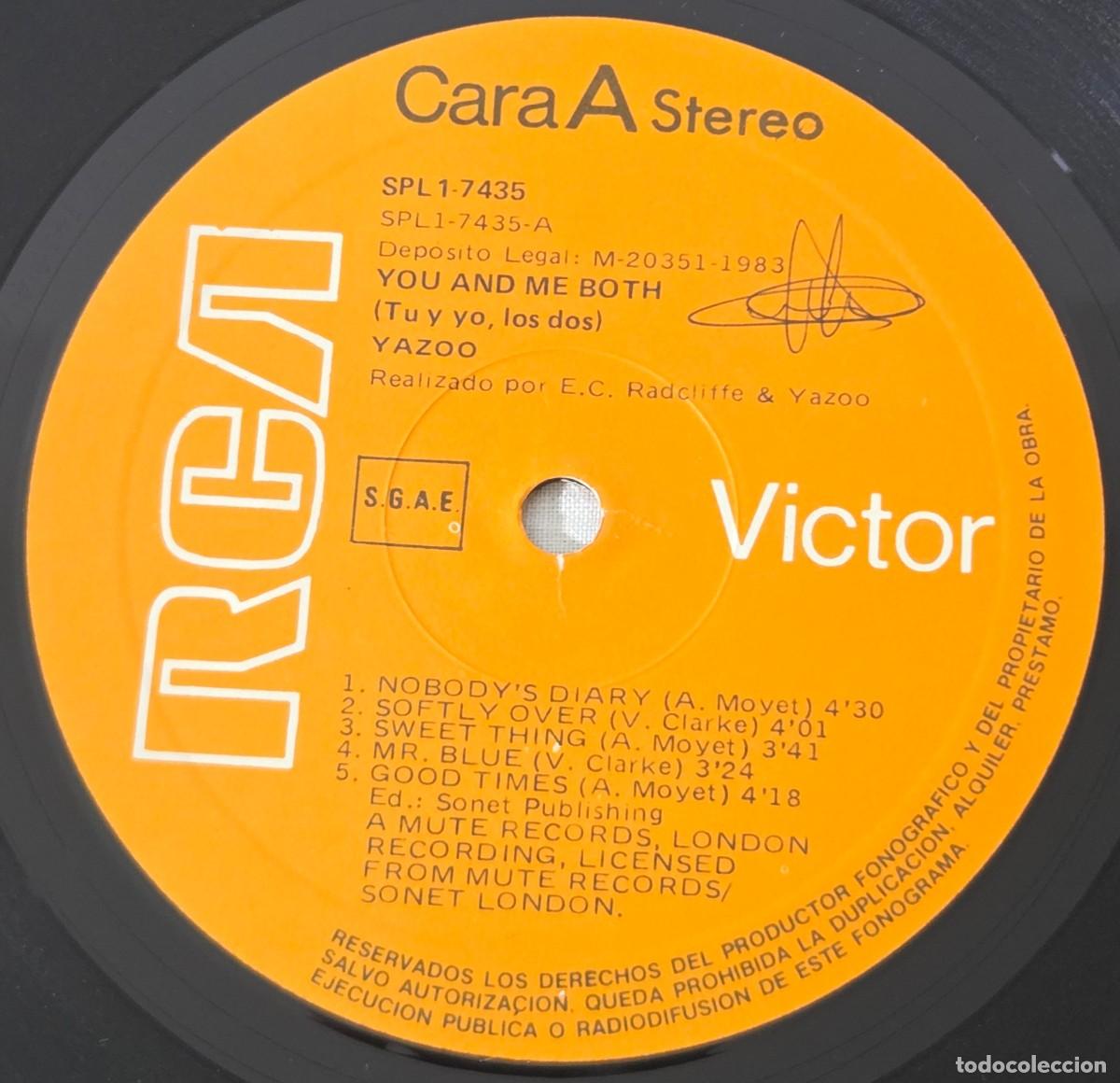 Discos de vinilo: LP Vinilo Yazoo, You And Me Both - Foto 7
