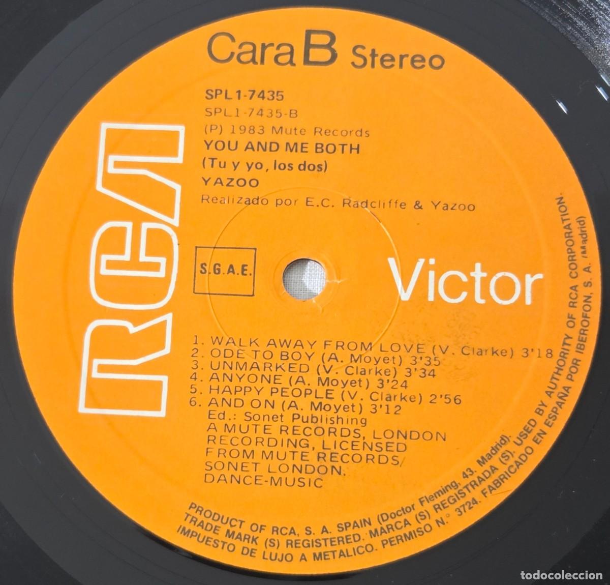 Discos de vinilo: LP Vinilo Yazoo, You And Me Both - Foto 8