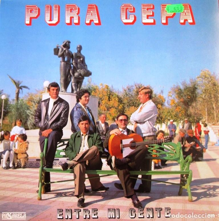 Discos de vinilo: PURA CEPA - Enre mi Gente. LP, ed espa&ntilde;ola 12&rdquo; 1986. Carpeta abierta. Como Nuevo. NM