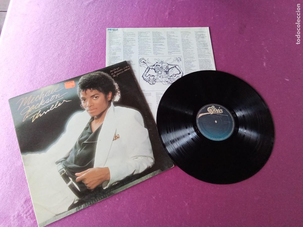 Discos de vinilo: MICHAEL JACKSON THRILLER CON ENCARTE 1982 LP L31 3