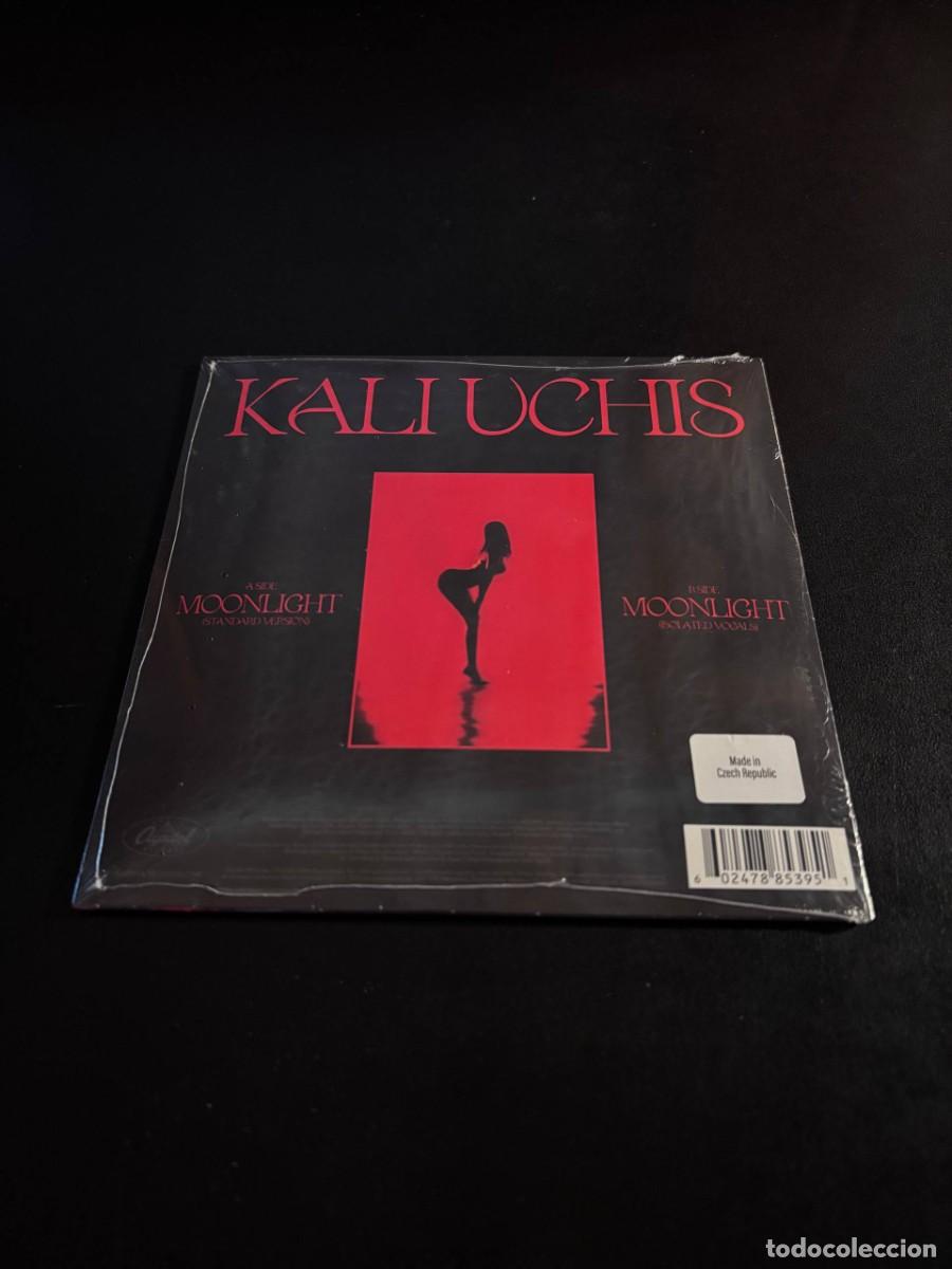 Discos de vinilo: Kali Uchis Moonlight Disco de vinilo rojo EP single 7&rdquo; - Foto 2