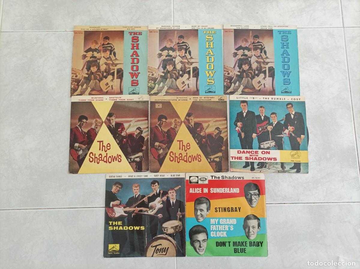 Discos de vinilo: The Shadows lote eps