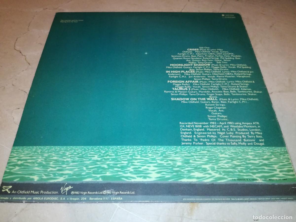 Discos de vinilo: MIKE OLFIELD-CRISES-ORIGINAL ESPA&Ntilde;OL 1983 - Foto 2