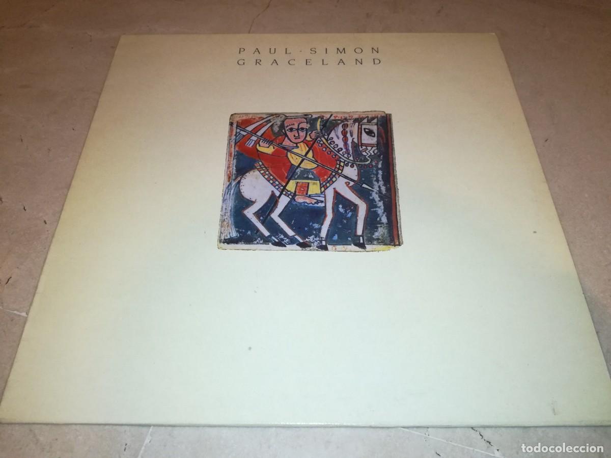 Disques de vinyle: PAUL SIMON-GRACELAND-CONTIENE ENCARTE-ORIGINAL ESPA&Ntilde;OL 1986