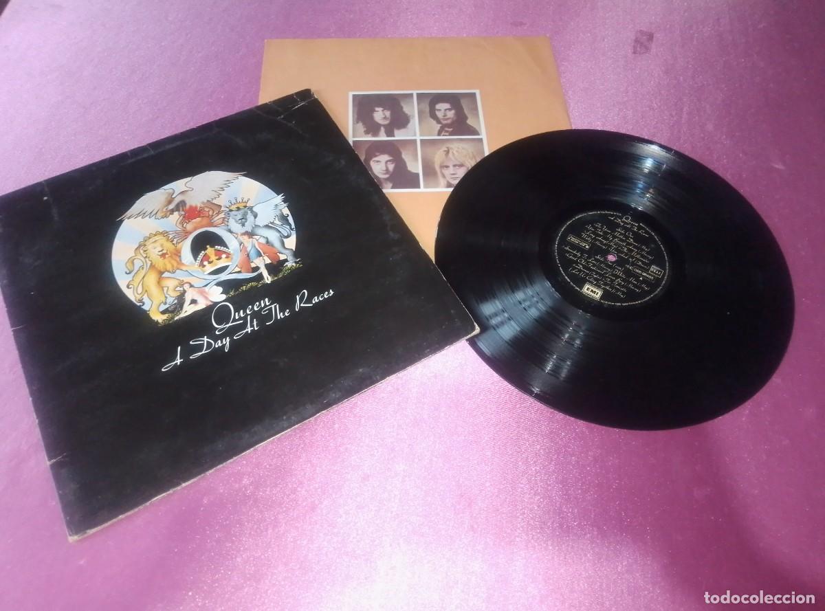 Discos de vinilo: QUEEN A DAY AT THE RACES CON ENCARTE 1976 LP L31 3