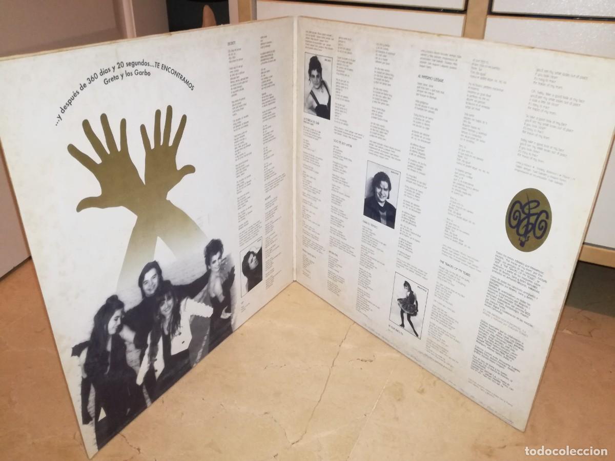 Discos de vinilo: GRETA Y LOS GARBO-BUSCAME-GATEFOLD-ORIGINAL 1993 - Foto 3