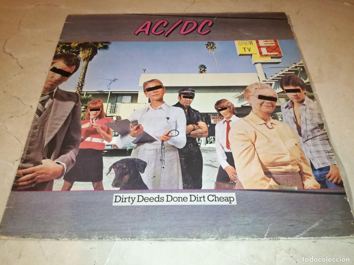 Discos de vinilo: AC/DC-DIRTY DEEDS DONE DIRT CHEAP-CONTIENE ENCARTE-EDICI&Oacute;N ESPA&Ntilde;OLA