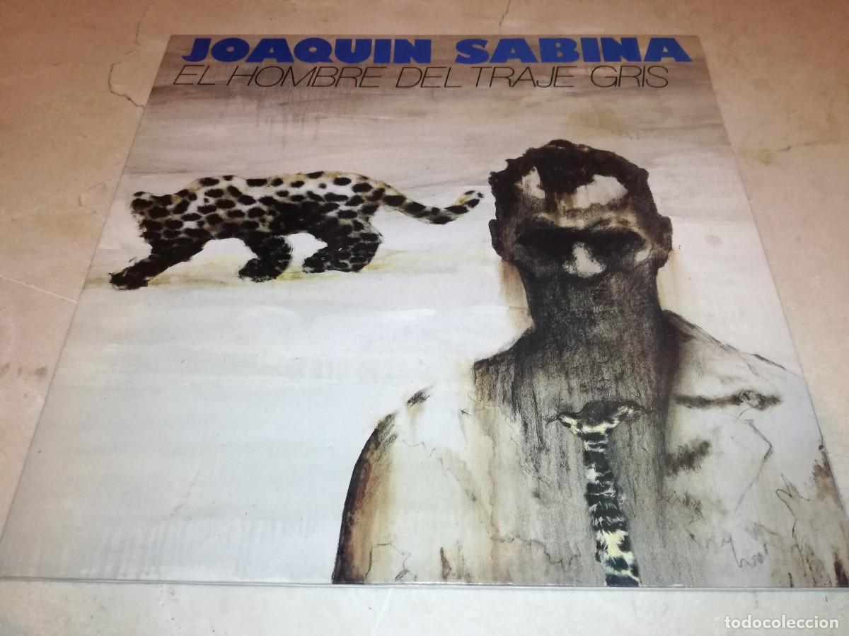 Discos de vinilo: JOAQUIN SABINA-EL HOMBRE DEL TRAJE GRIS-GATEFOLD-CONTIENE ENCARTE-ORIGINAL 1988-EN EXCELENTE ESTADO