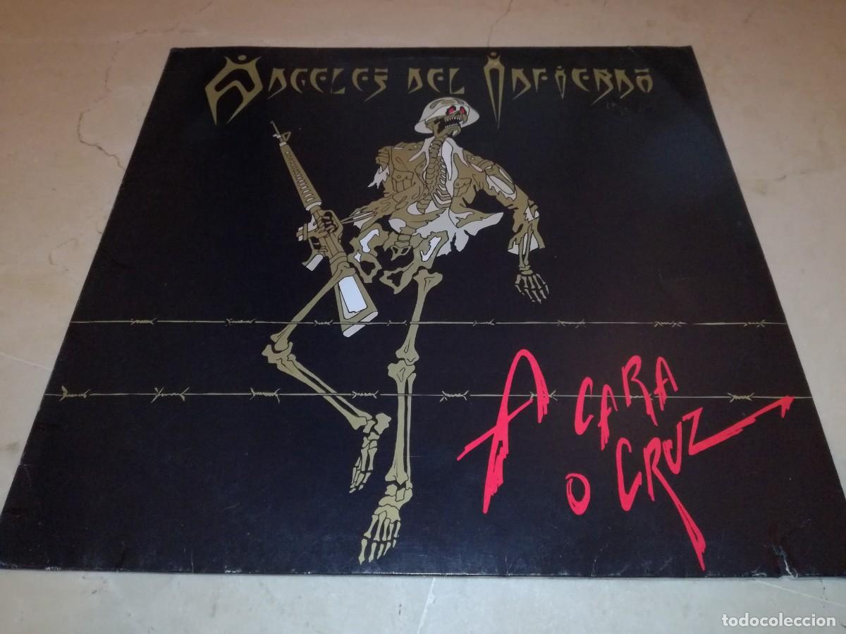 Discos de vinilo: ANGELES DEL INFIERNO-A CARA O CRUZ-CONTIENE ENCARTE-ORIGINAL 1993
