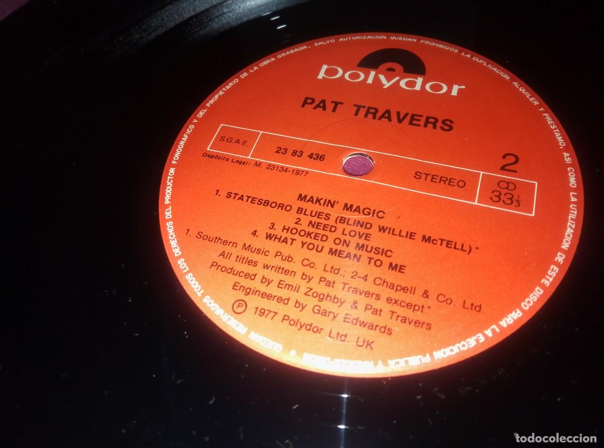 Discos de vinilo: PAT TRAVERS MAKIN MAGIC 1977 LP L31 3 - Foto 2