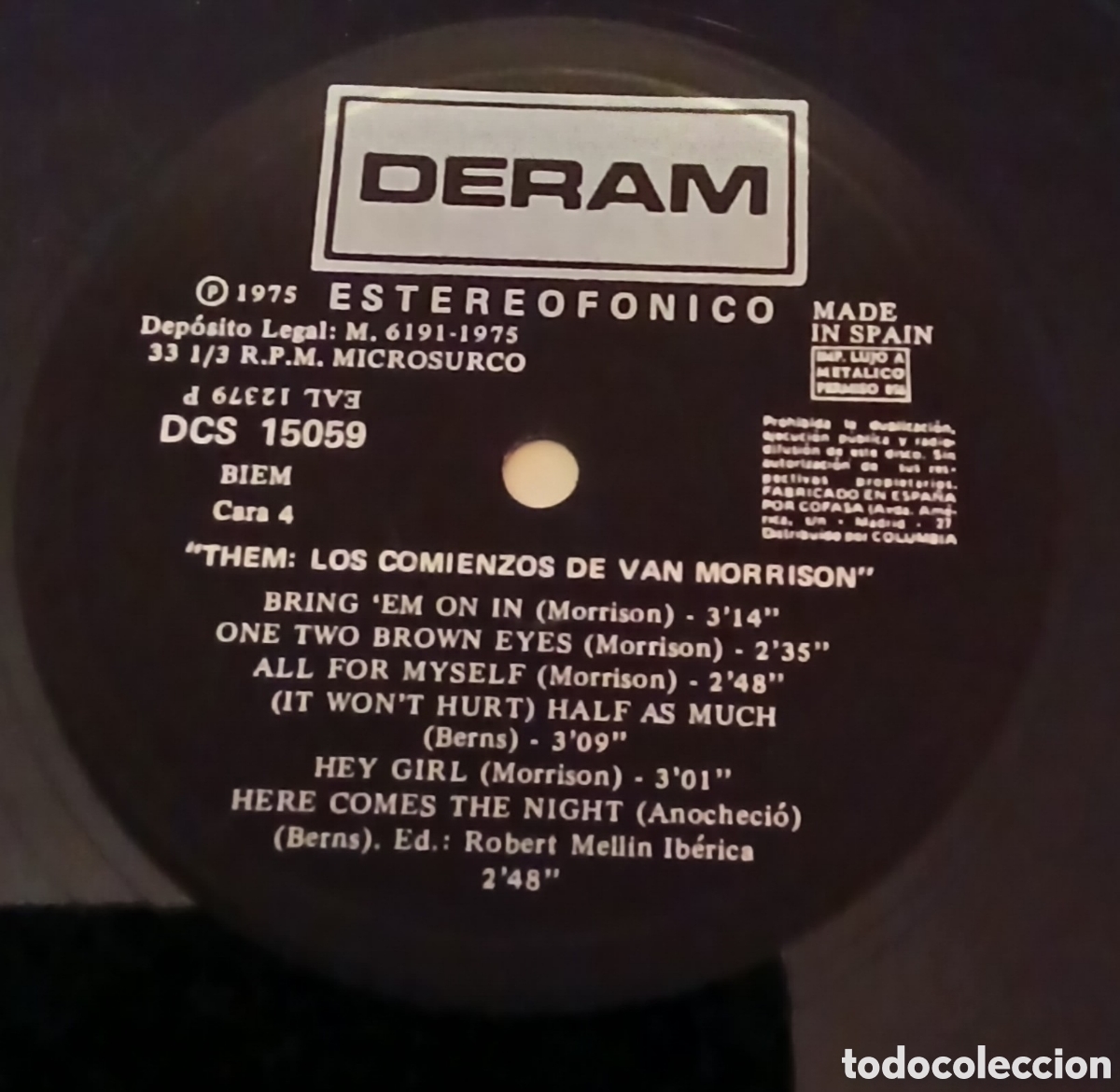 Discos de vinilo: Them - Los Comienzos De Van Morrison ///Espa&ntilde;a 1975 vg++/ex. 2Lp - Foto 2