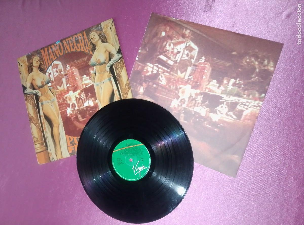 Discos de vinilo: MANO NEGRA PUTAS FEVER 1989 LP L31 3