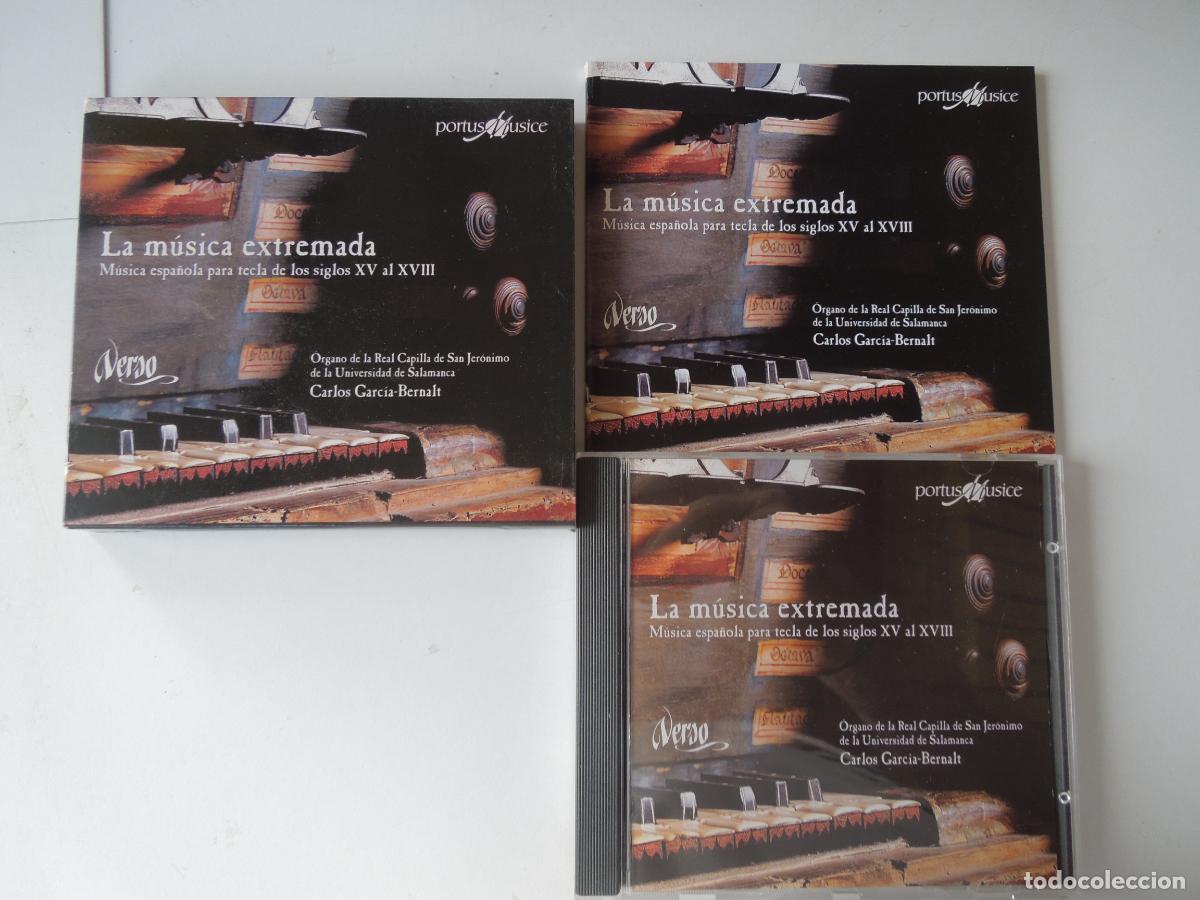 Discos de vinilo: LA MUSICA EXTREMADA , CARLOS GARCIA BERNALT - MUSICA DE LOS SIGLOS XV AL XVIII - CD +LIBRETO+CAJA