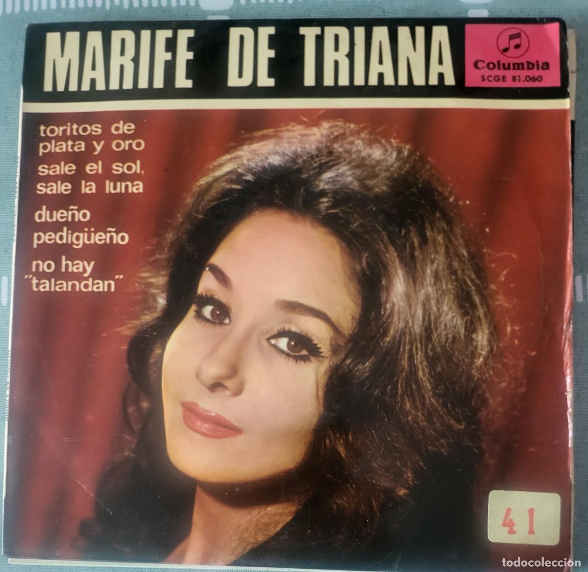 Discos de vinilo: Marife de Triana Ep sello Columbia editado en Espa&ntilde;a a&ntilde;o 1965...