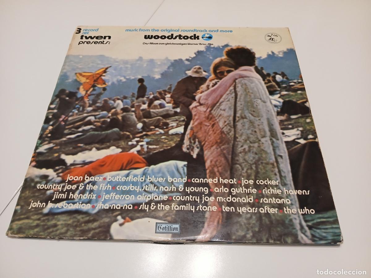 Discos de vinilo: Woodstock - Music From The Original Soundtrack And More- (1970) 3 X LP disco vinilo