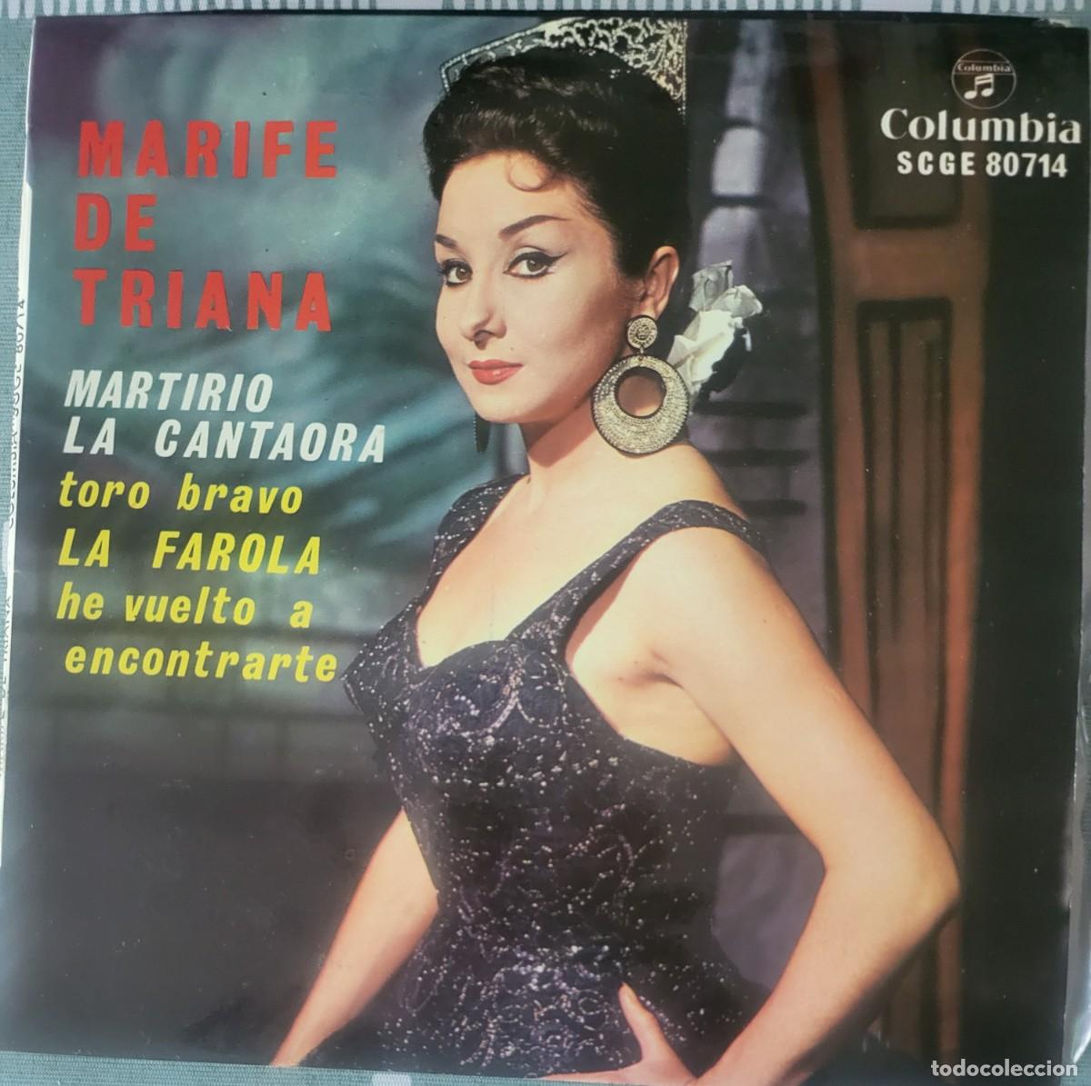Discos de vinilo: Marife de Triana Ep sello Columbia editado en Espa&ntilde;a a&ntilde;o 1964...