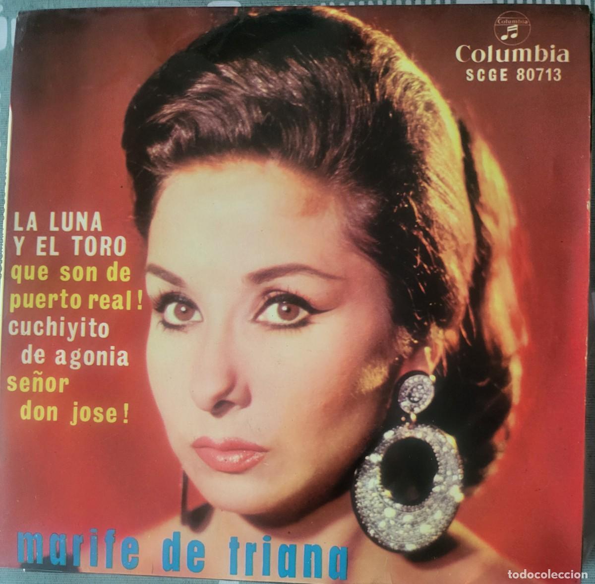 Discos de vinilo: Marife de Triana Ep sello Columbia editado en Espa&ntilde;a a&ntilde;o 1964...