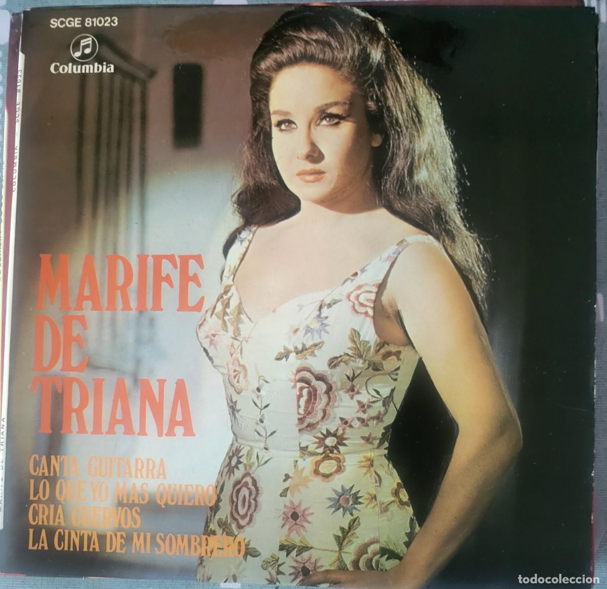 Discos de vinilo: Marife de Triana Ep sello Columbia editado en Espa&ntilde;a a&ntilde;o 1965...