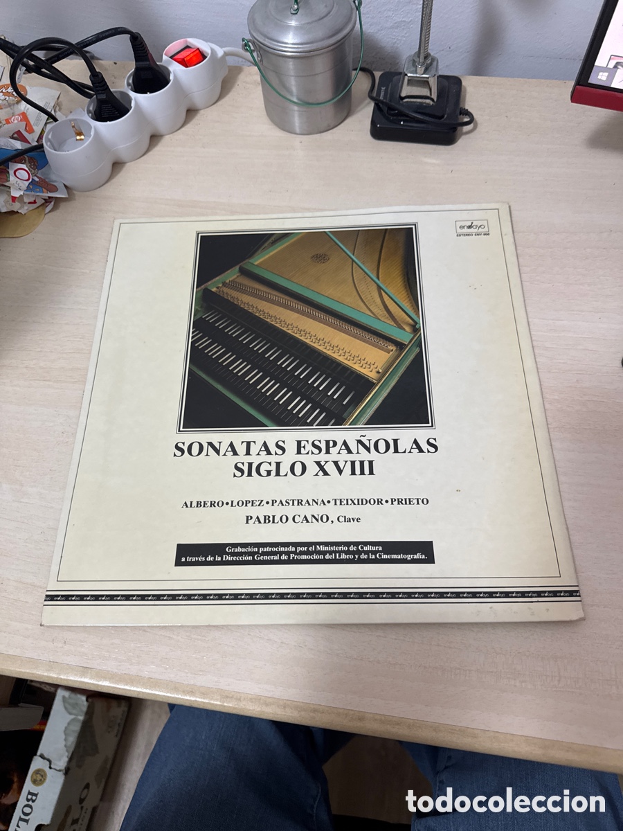 Discos de vinilo: DISCO VINILO SONATAS ESPA&Ntilde;OLAS SIGLO XVIII 1982 PABLO CANO