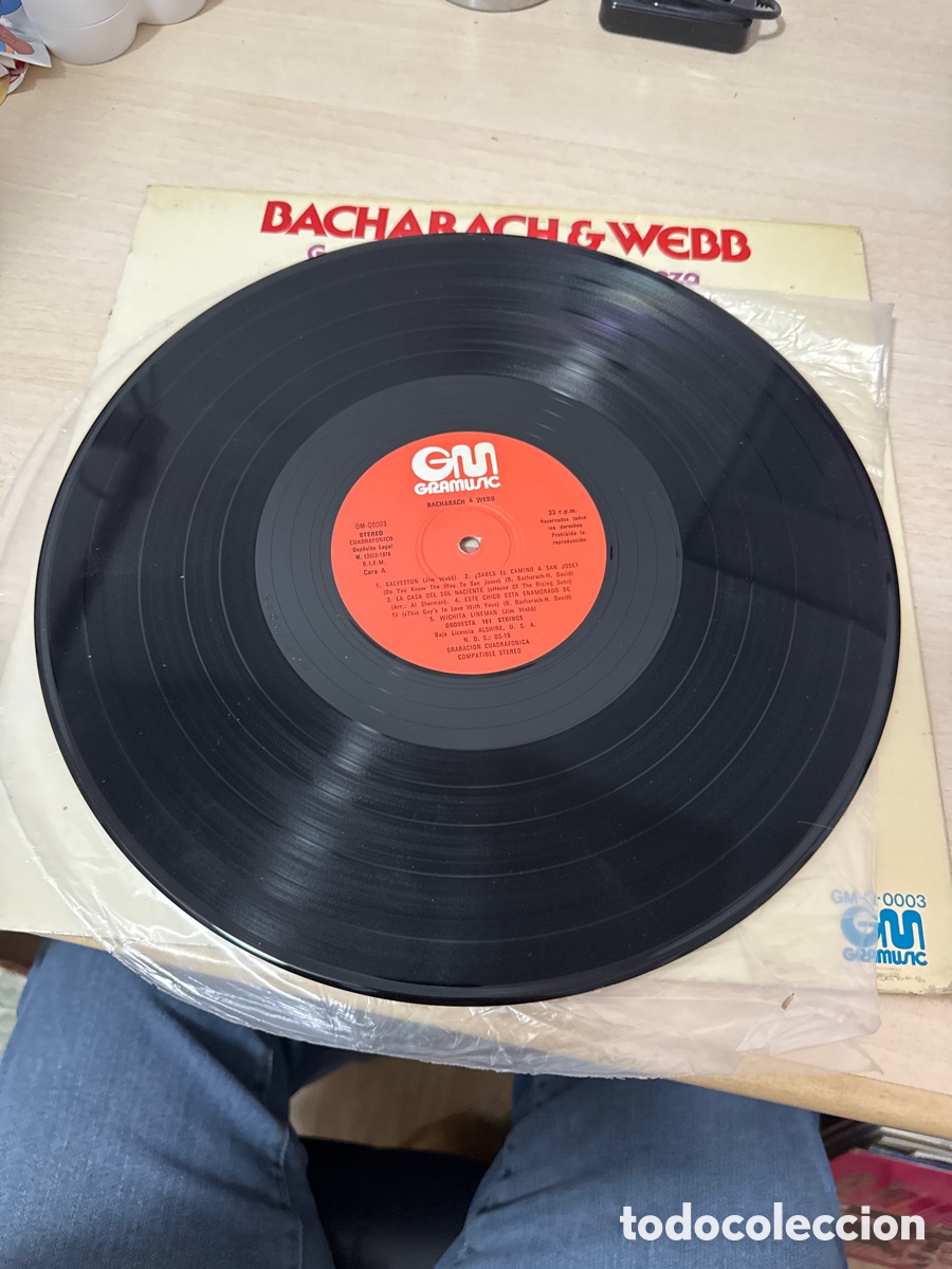 Discos de vinilo: DISCO VINILO BACHARACH & WEBB 1976 - Foto 2