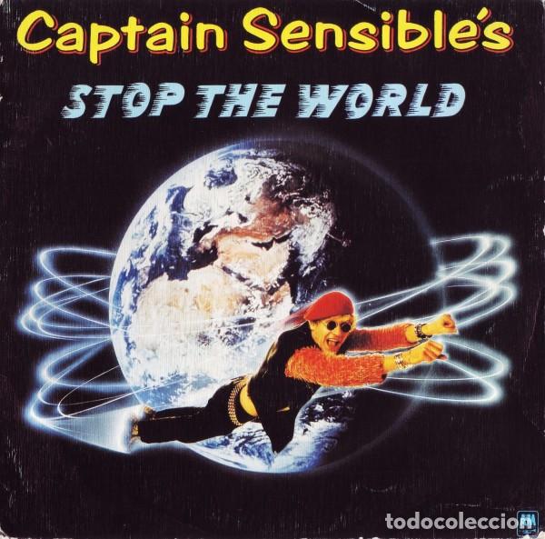 Discos de vinilo: Captain Sensible, Stop The World - 7 inch