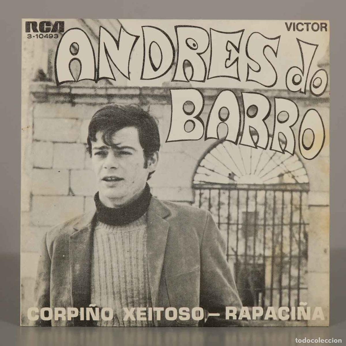 Discos de vinilo: SINGLE. Corpi&ntilde;o Xeitoso / Rapaci&ntilde;a - Andr&eacute;s do Barro