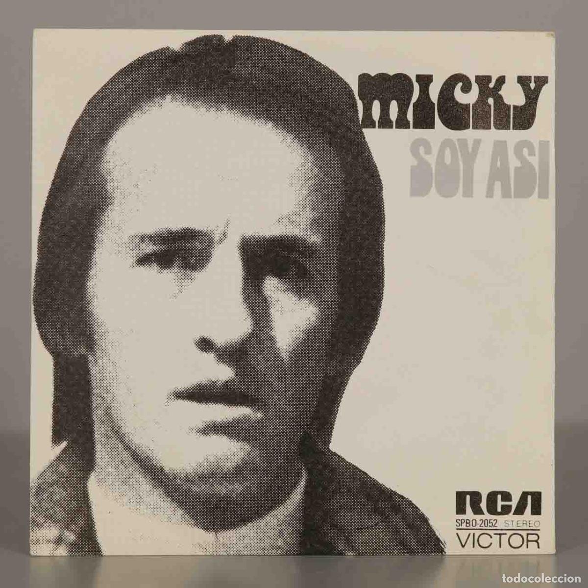 Discos de vinilo: SINGLE. Soy As&iacute; - Micky - RCA Victor