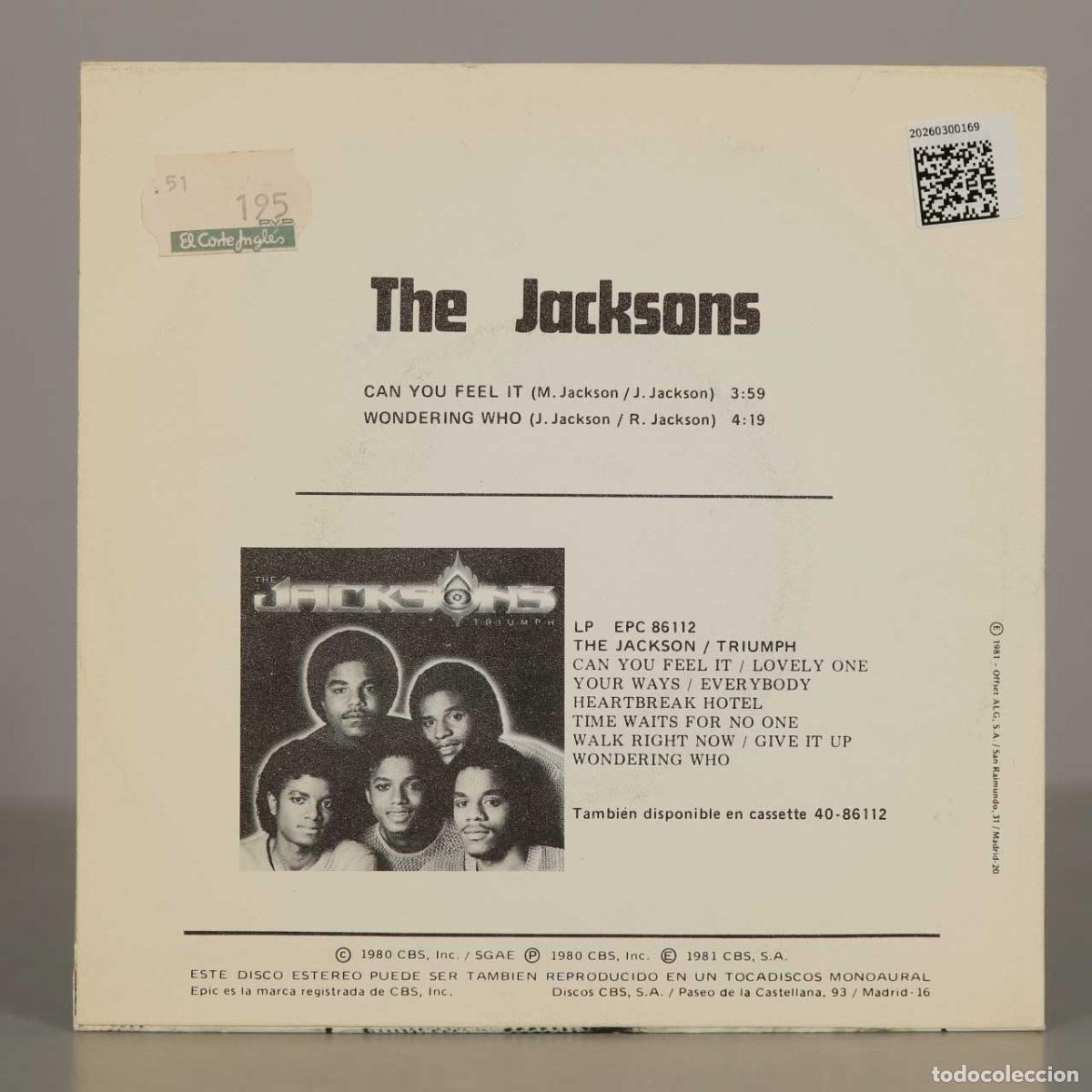 Discos de vinilo: SINGLE. Can You Feel It - The Jacksons - Foto 2