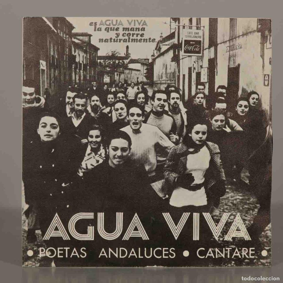 Discos de vinilo: SINGLE. Poetas Andaluces - Cantar&eacute; - Aguaviva