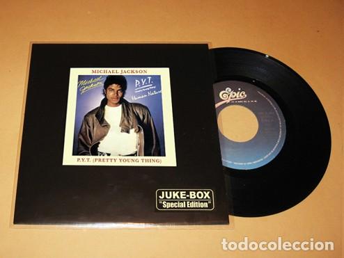 Discos de vinilo: MICHAEL JACKSON - P.Y.T. PRETTY YOUNG THING - SINGLE - 1983 - SPAIN - JUKE-BOX