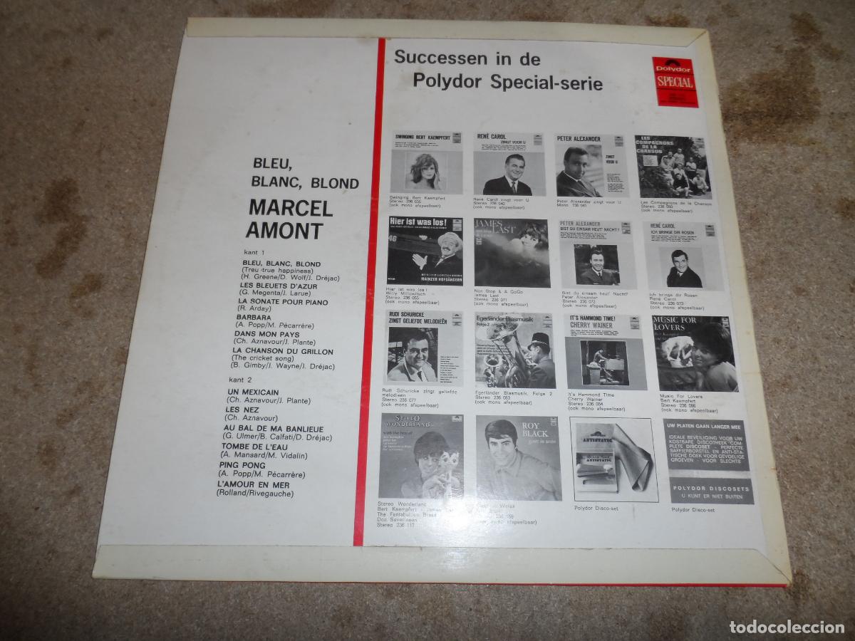 Discos de vinilo: Marcel Amont - Bleu, blanc, blond (NETHERLANDS) - Foto 2