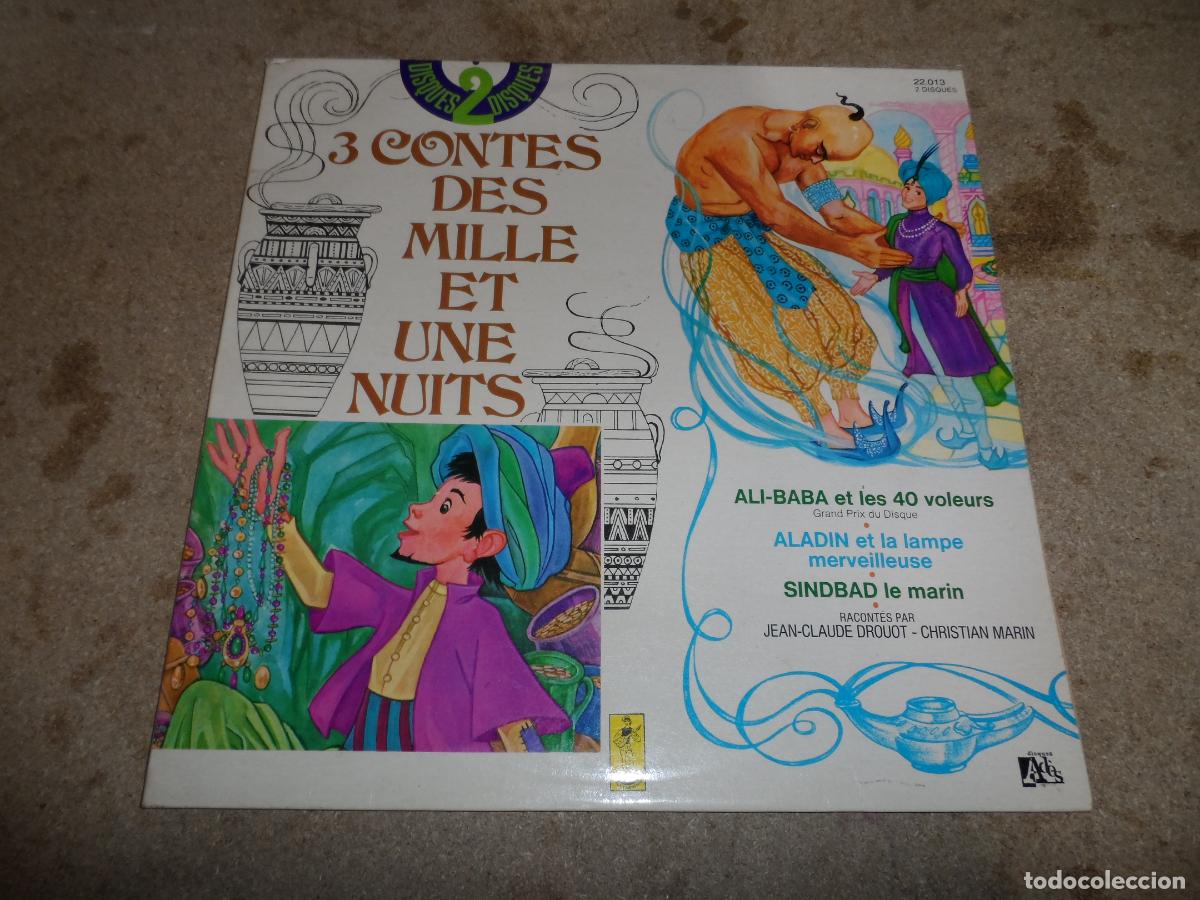 Discos de vinilo: Les Contes Des Mille Et Une Nuits - ALI-BABA & ALADDIN (2 LPS)