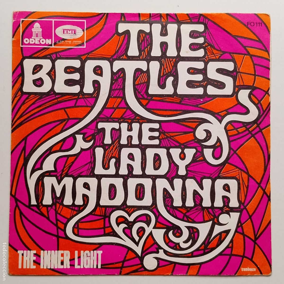 Discos de vinilo: The Beatles-The Lady Madonna/(7'' Odeon 1968) John Lennon, Paul McCartney, Psicodelia, Sgt. Pepper's