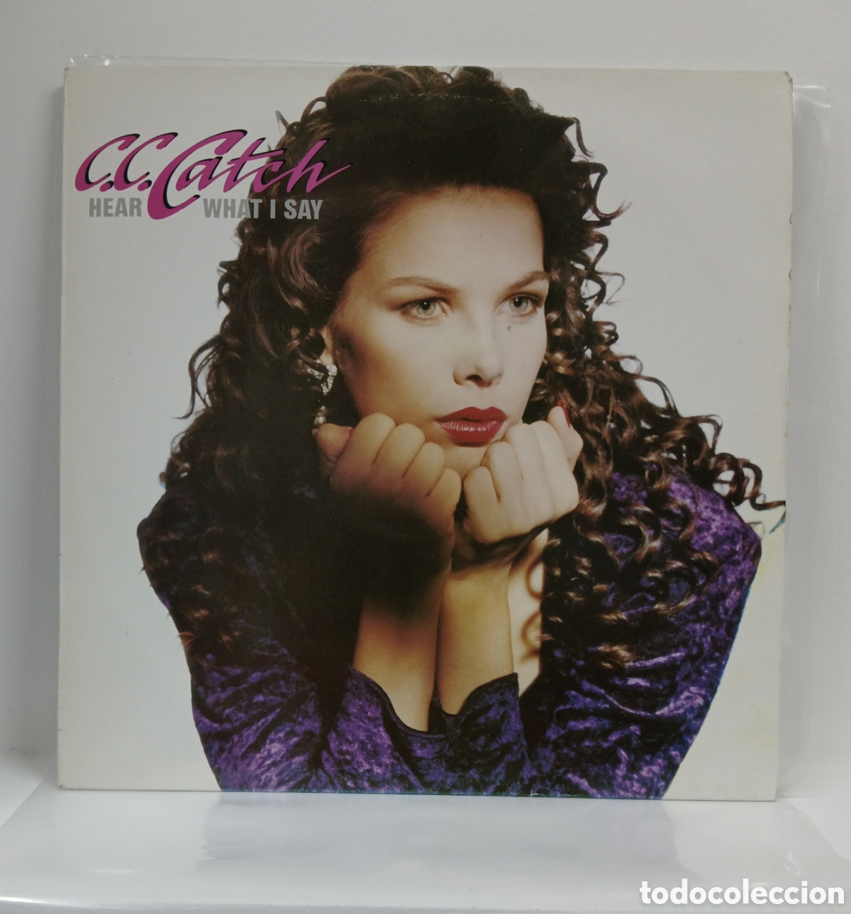 Discos de vinilo: C.C.CATCH &rdquo;HEAR WHAT I SAY&rdquo; LP. ORIG. SPAIN. 1990