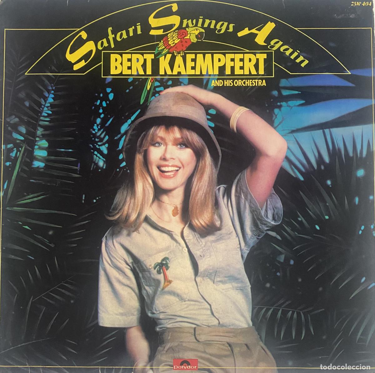Discos de vinilo: BERT KAEMPFERT AND HIS ORCHESTRA - SAFARI SWINGS AGAIN - JAZZ -1977 - POLYDOR - ALEMANIA - VER FOTOS