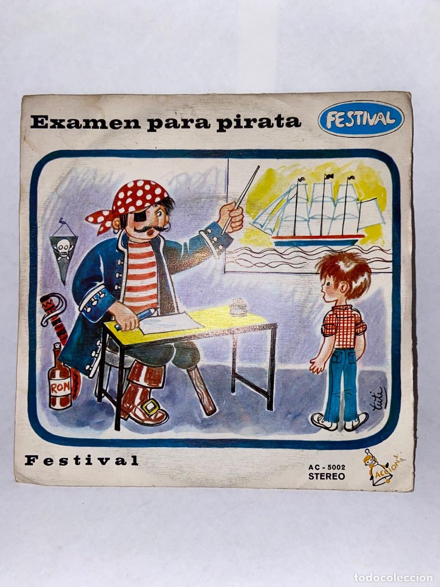 Discos de vinilo: ANTIGUO DISCO CUENTO &ldquo; EXAMEN PARA PIRATA &ldquo; FESTIVAL